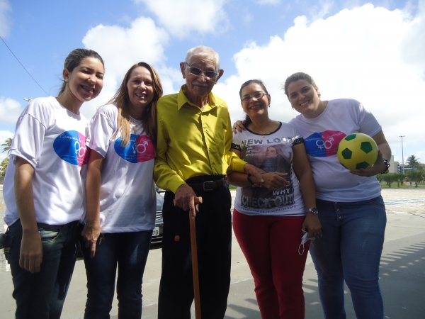 Alegria em ter a presença de pessoas que se esforçaram para ir ao evento